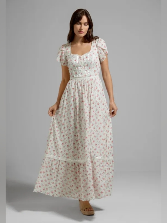 Gunne Sax Dresses & Skirts - GUNNE SAX for ModCloth Pure Poetry Maxi Dress Size 16 (See Measurements)